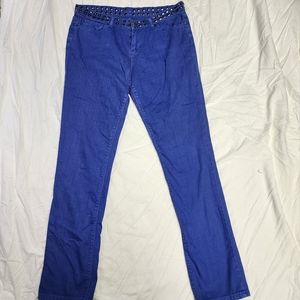 London Jeans Studded Straight Denim